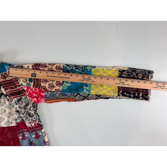 Gypsy Made From The Earth Women's Boho Patchwork Long Sleeve Top Size M - Picture 10 of 11